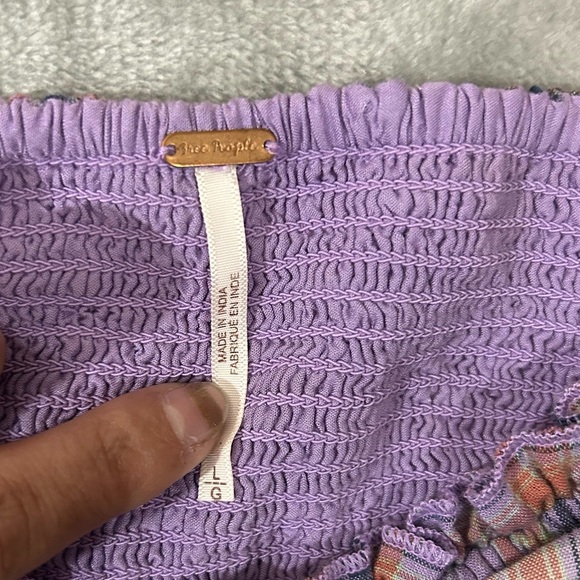 Free people cherry bomb madras blouse - Picture 10 of 13